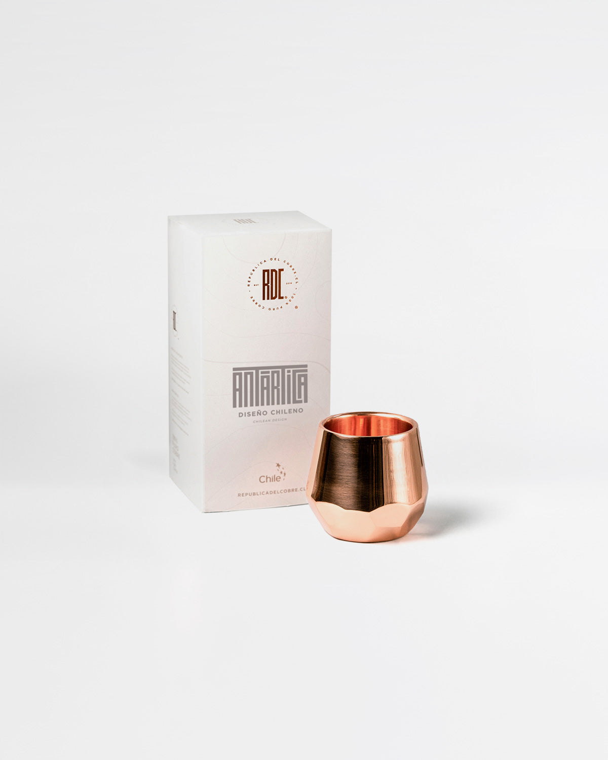 Vaso Cobre Antártica - Individual