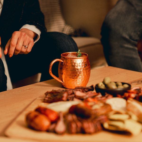 Mug cobre regalo picoteo moscow mule