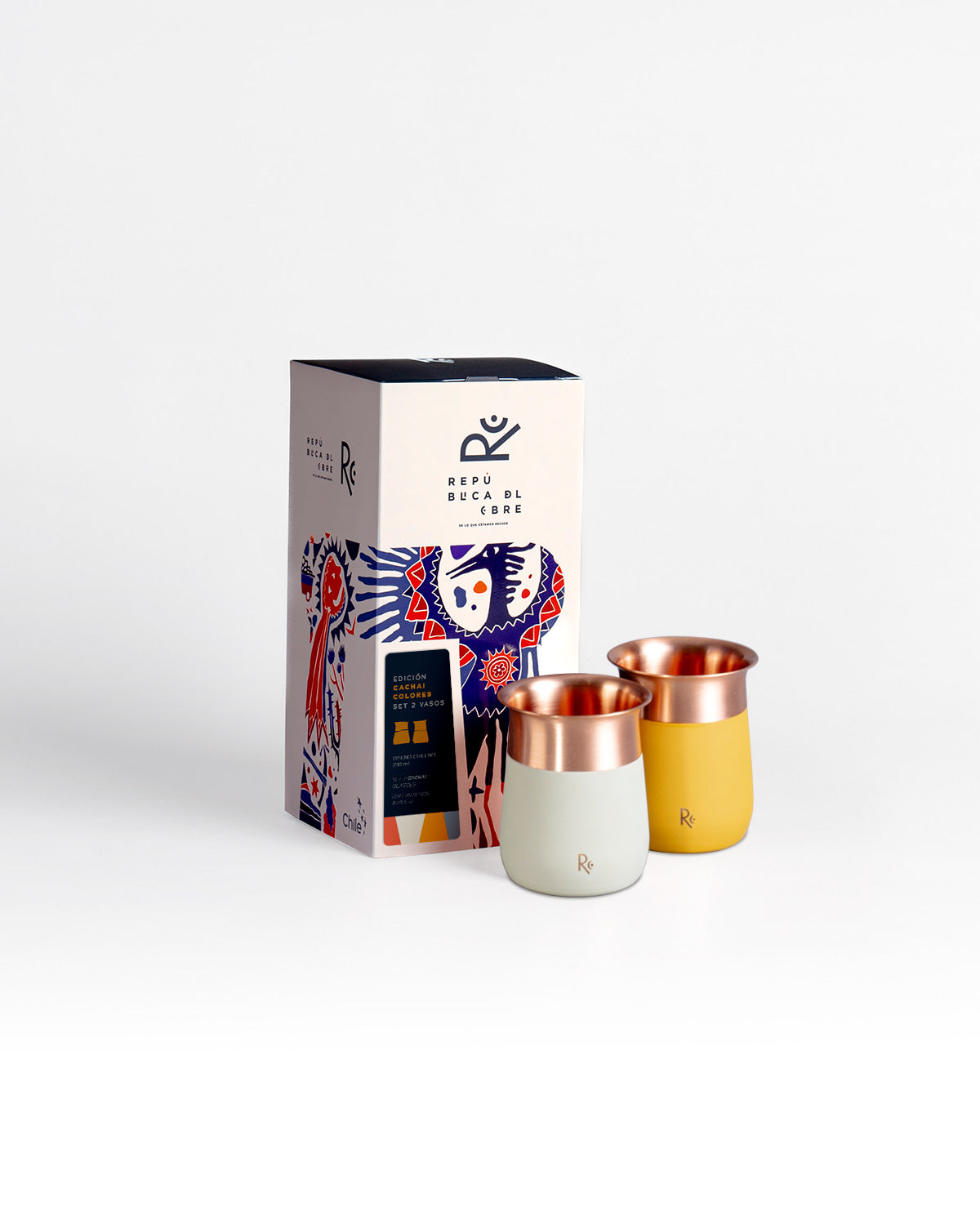 Vaso Cobre Cachai Colores - Set 2