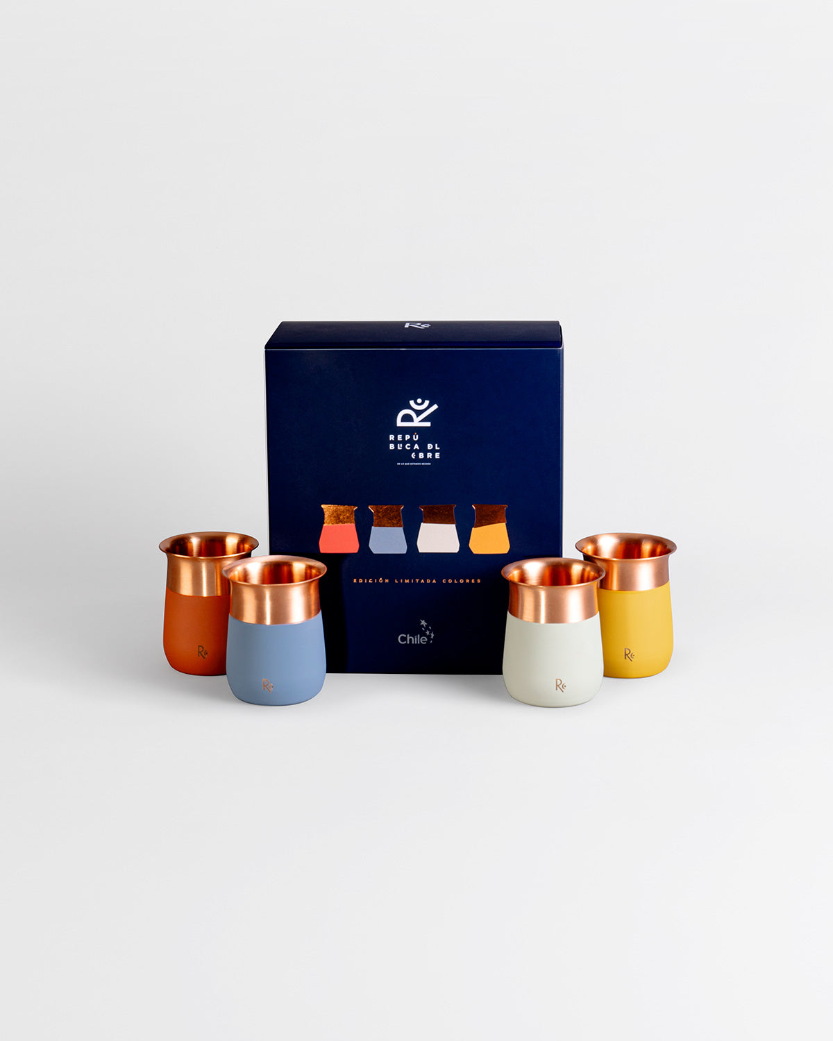 Vaso Cobre Cachai Colores - Set 4