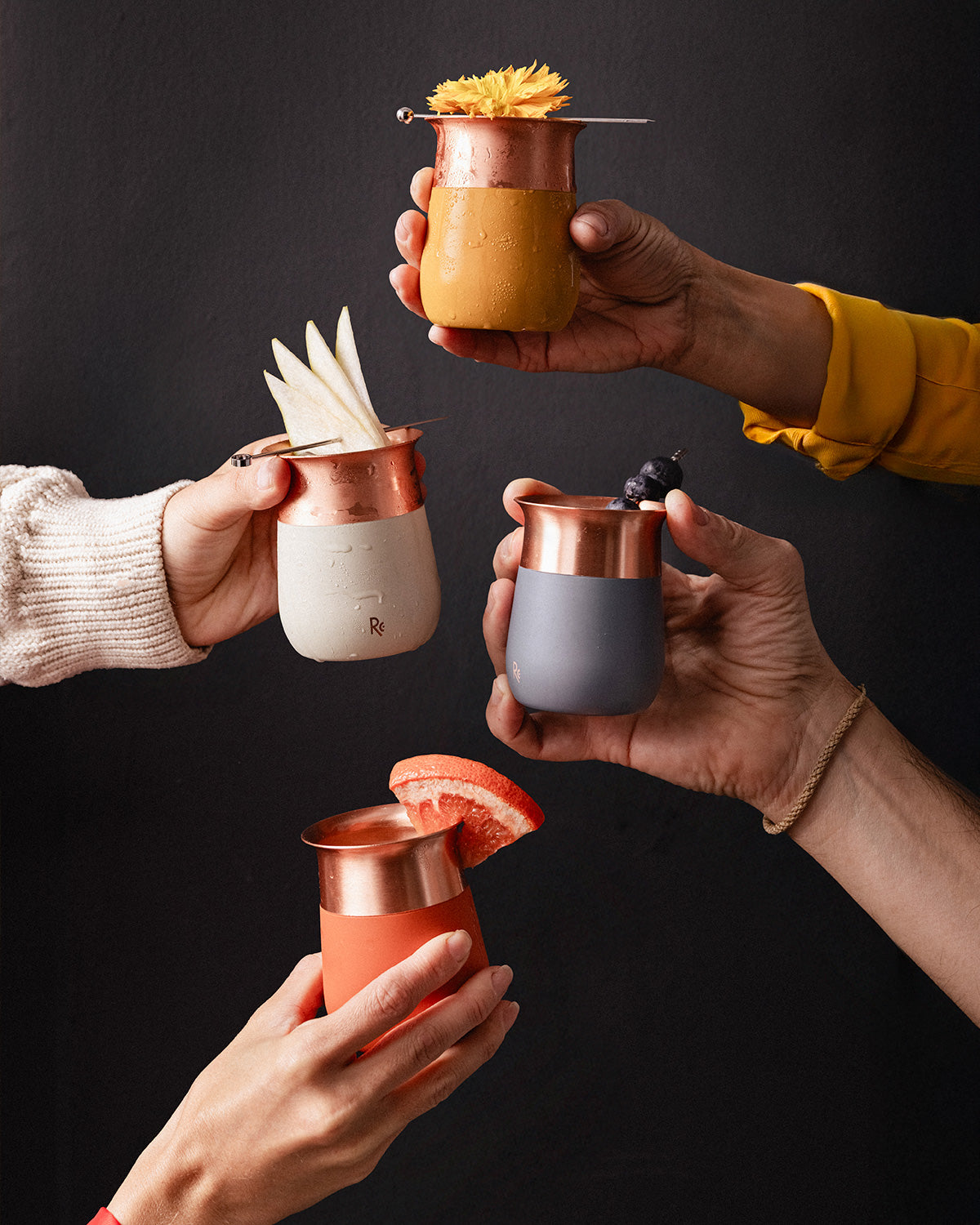 Vaso cobre color regalo brindis