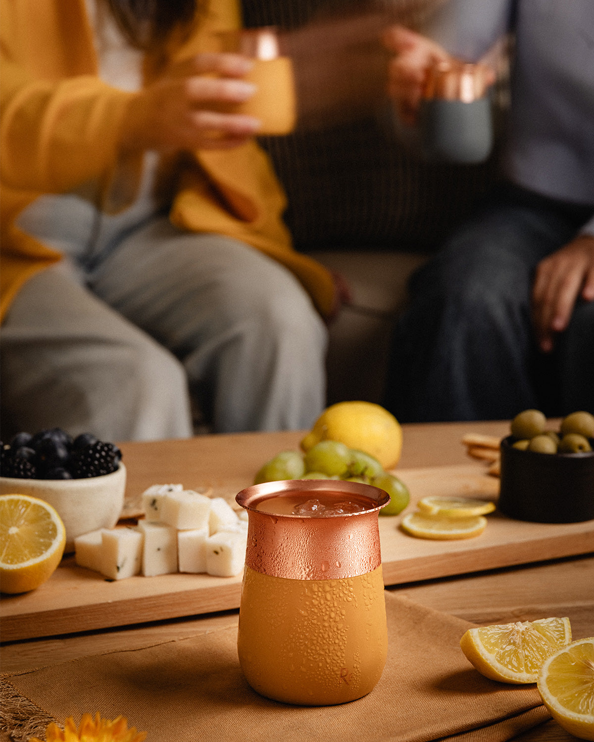 Vaso cobre color regalo picada