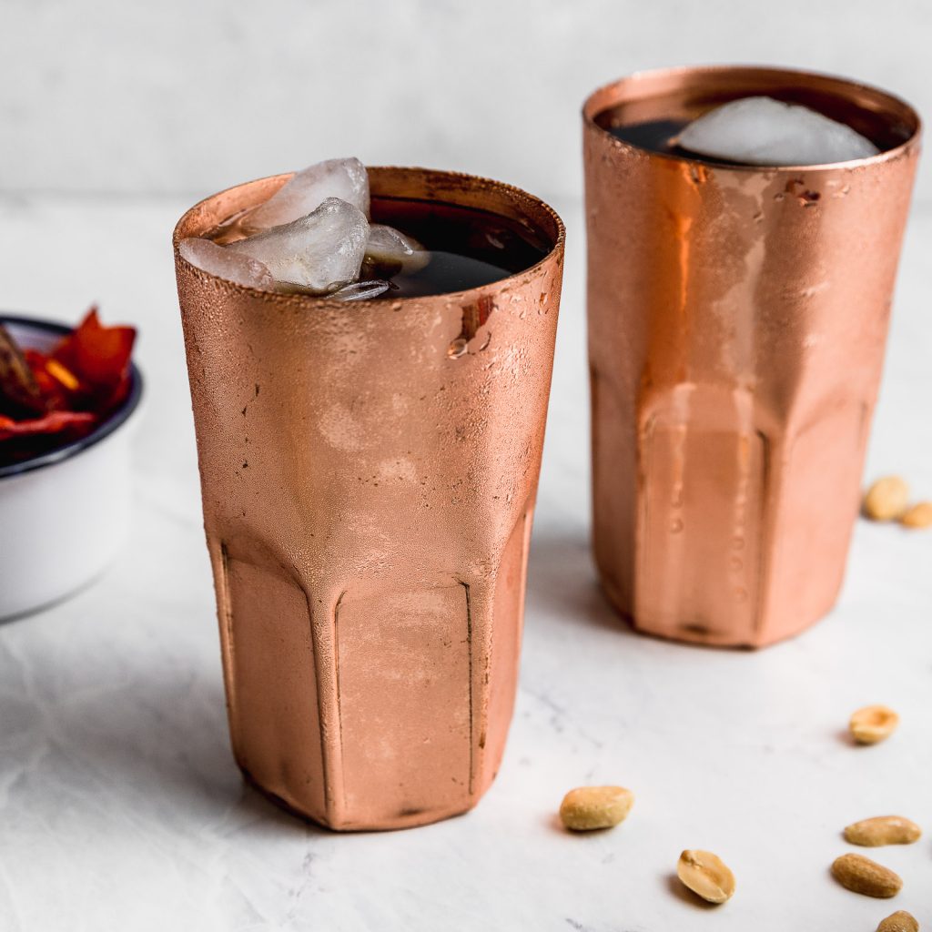 Vaso cobre regalo piscola helada