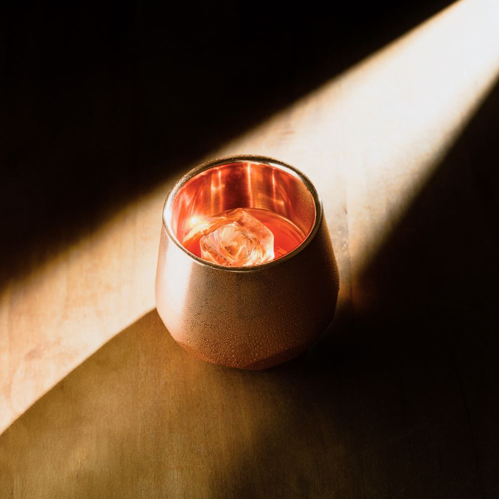 Vaso cobre regalo whisky frio