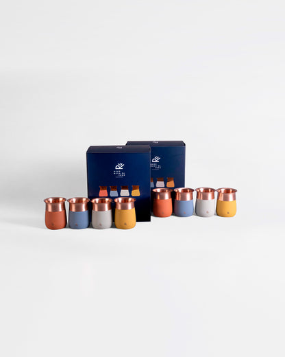 Vaso Cobre Cachai Colores - Pack 8
