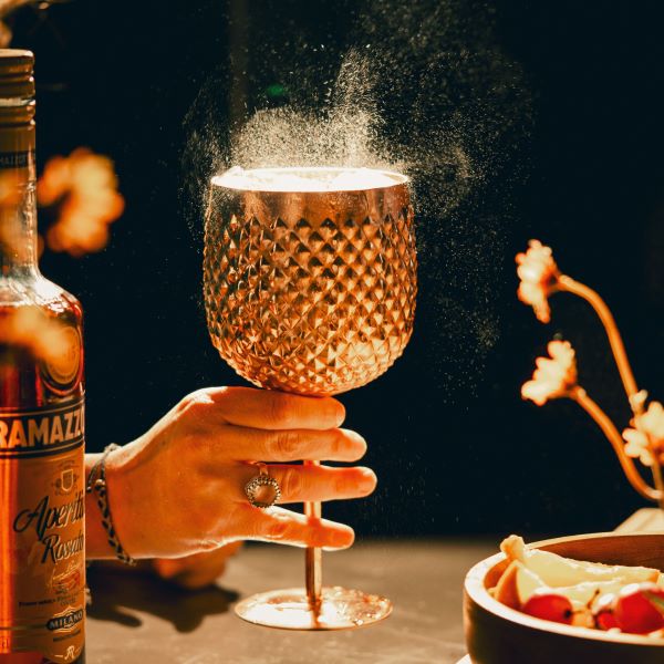 Copa cobre regalo Ramazzotti