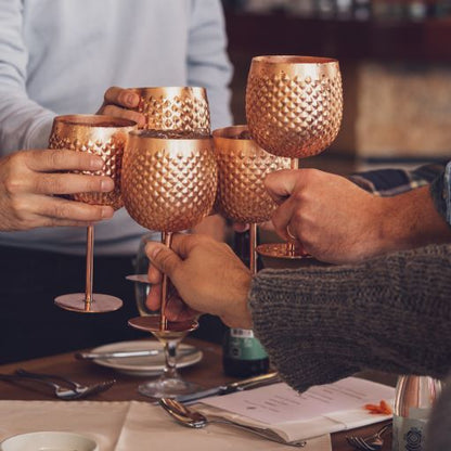 Copa cobre regalo brindis amigos