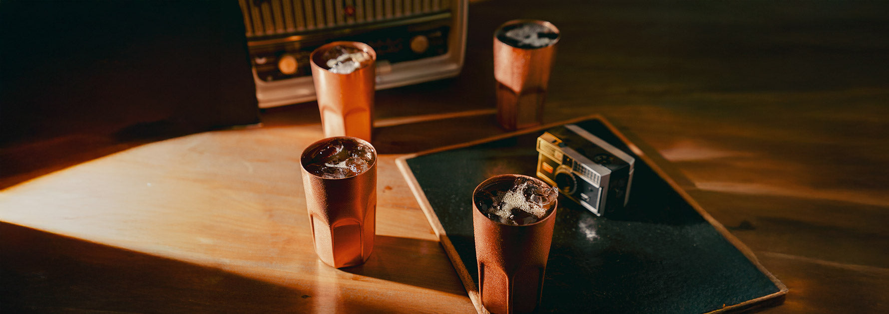 Vaso piscolero Elqui 100% cobre