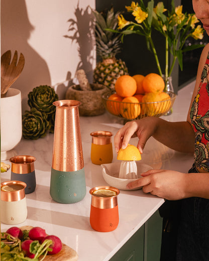 Pack 4 Vasos Cachai Colores - + Jarro Llaima Color