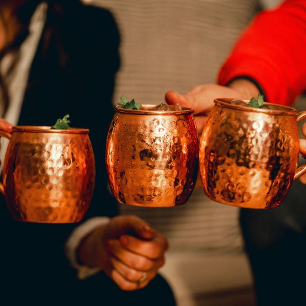 Mug cobre regalo brindis fiesta moscow mule