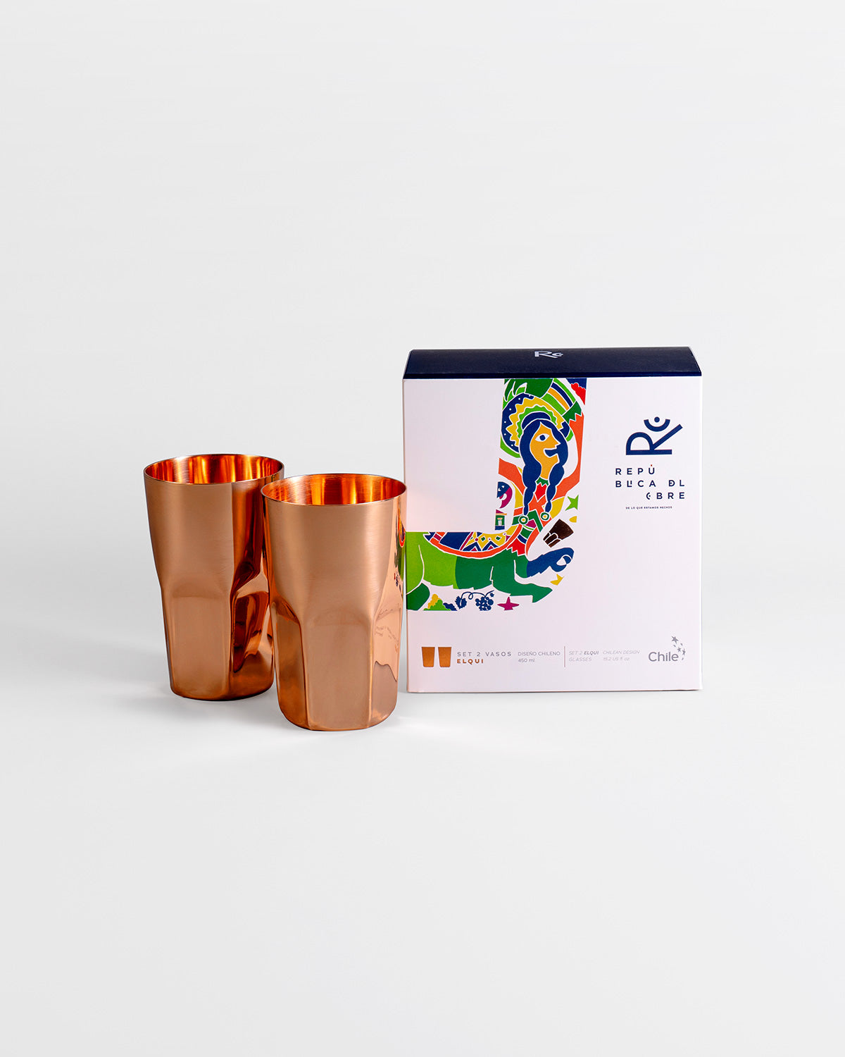 Vaso Cobre Elqui - Set 2
