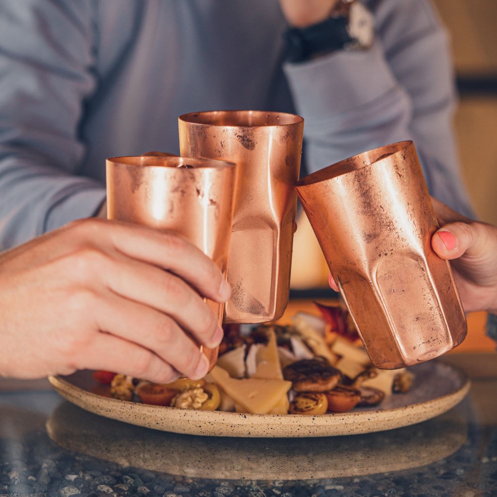 Vaso cobre elqui regalo brindis