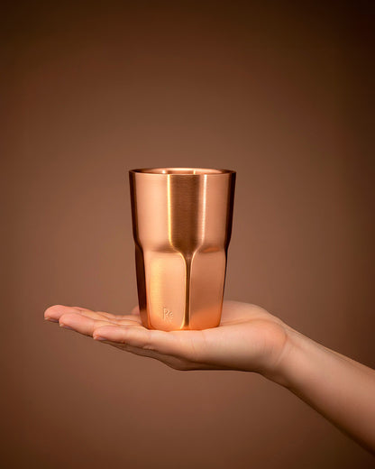 Vaso cobre regalo doble pared
